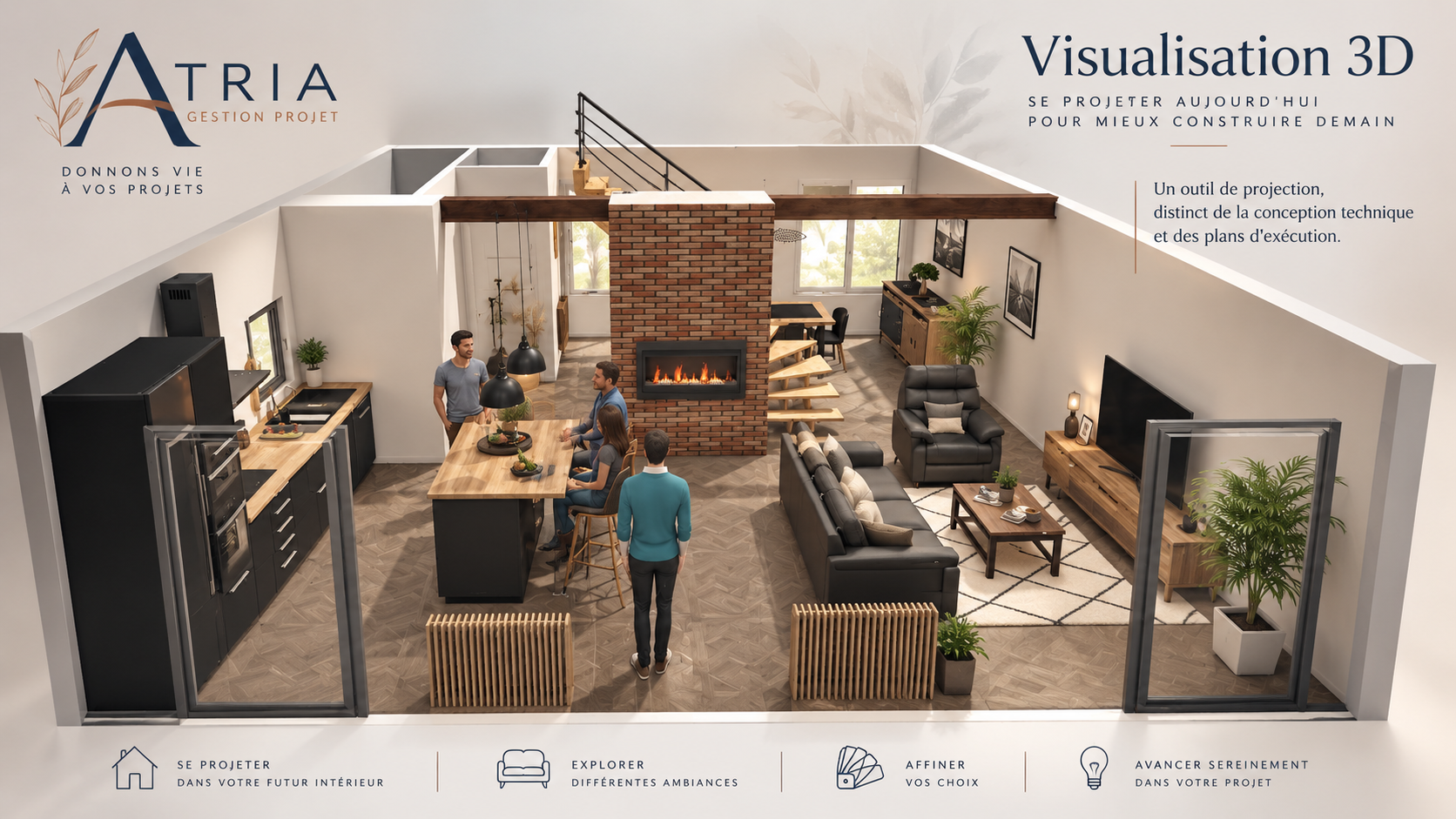 Visualisation 3D d'un projet d'aménagement